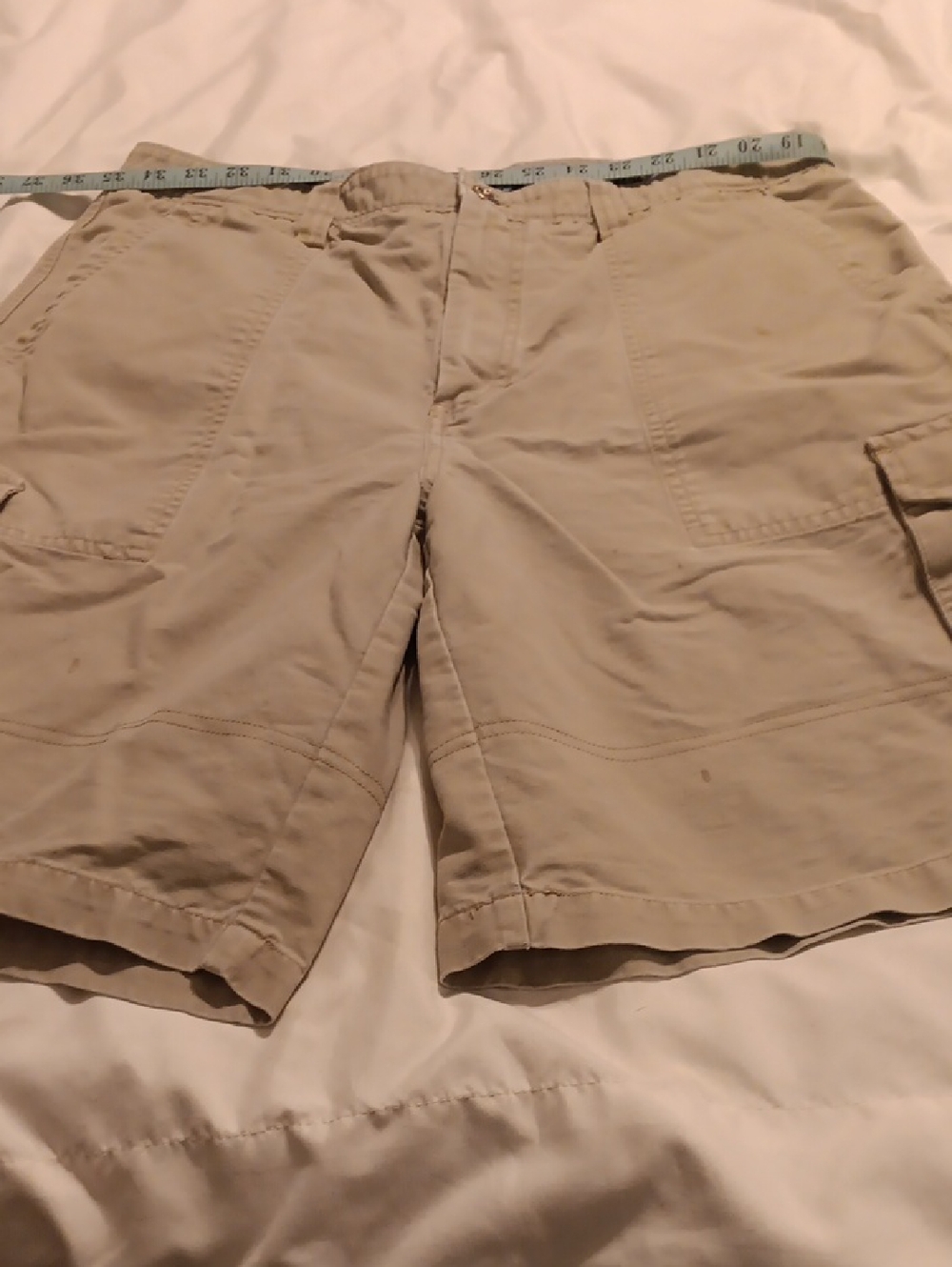 Lacoste Men's Beige Cargo Shorts